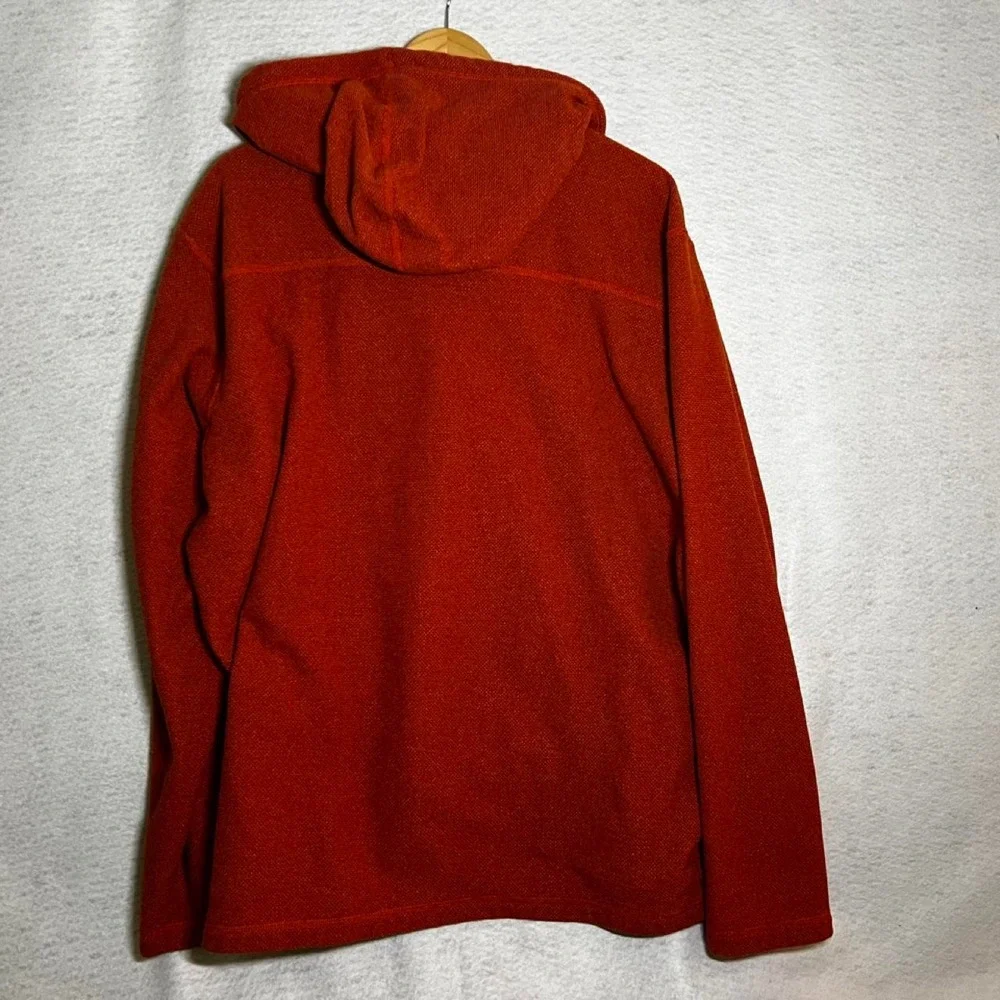 North Face Men's XXL Orange Pullover Hoodie